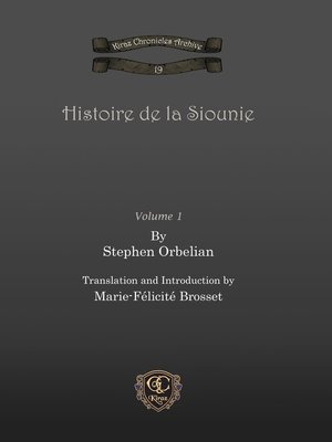 cover image of Histoire de la Siounie